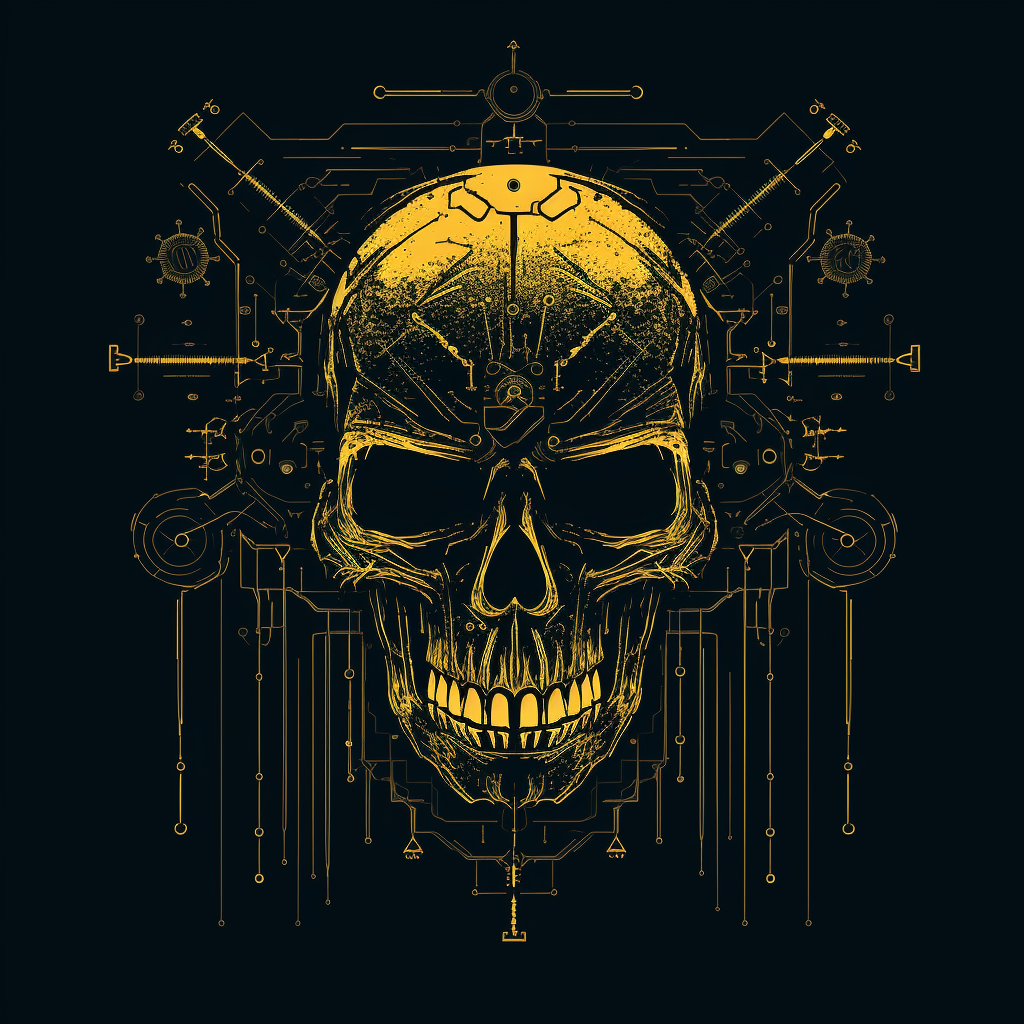Cyberpunk Skull